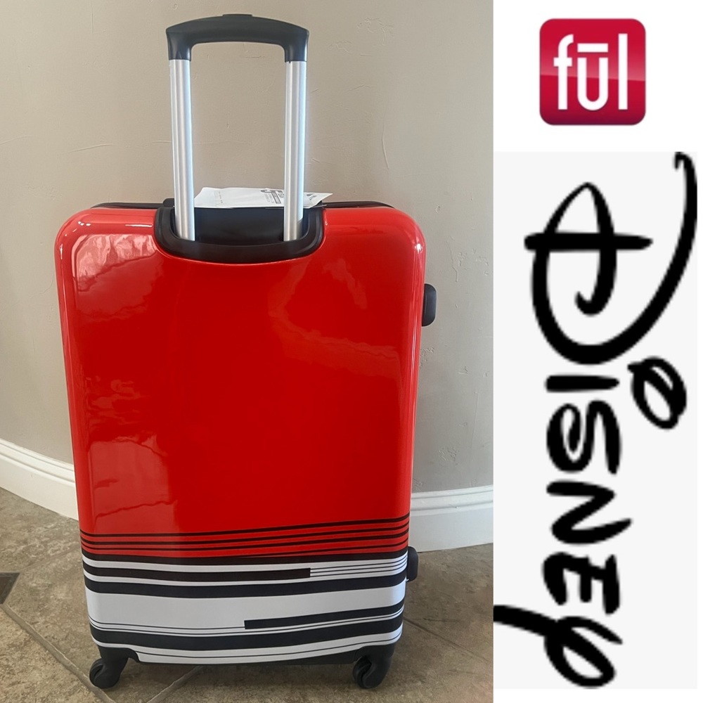 FUL DISNEY MICKEY Mouse HARDSIDE LUGGAGE-29”-NWT - Picture 2 of 3